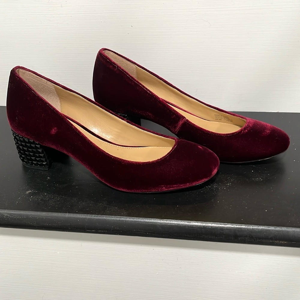 SOLD Michael Kors velvet studded pumps